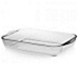 Посуда для СВЧ лоток прямоугольный б/крышки 3,5 л (400*270*61 мм)