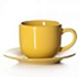 Чайная пара желтая, объем чашки 220 мл