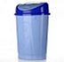 Контейнер для мусора овальный, объем 12 л (голубой)