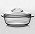 Посуда для СВЧ кастрюля с крышкой 248*208 мм V=1,5 л